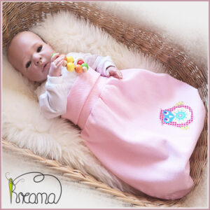 Strampelsack-Kreana-Sweat-rosa-Eule