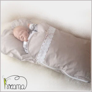 Steckkissen-Ganzjahressteckkissen-Babyschlafsack-Kreana-Größe-1-uni-beige-Durchzugspitze