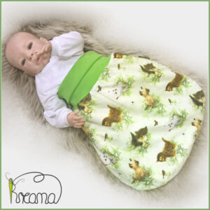 Strampelsack-Baumwollfell-Winterstrampelsack-Kreana-Kätzchen